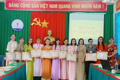 TRƯỜNG TIỂU HỌC KIM CHÂU ĐÃ TỔ CHỨC THÀNH CÔNG HỘI NGHỊ VIÊN CHỨC VÀ NGƯỜI LAO ĐỘNG NĂM 2023 – 2024